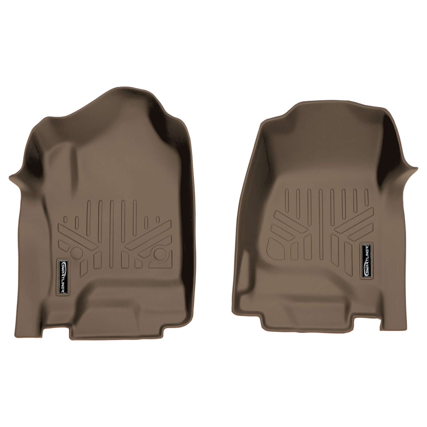 SMARTLINER Floor Liners for Double Cab 2019 Chevy Silverado 1500 LD (Bucket)
