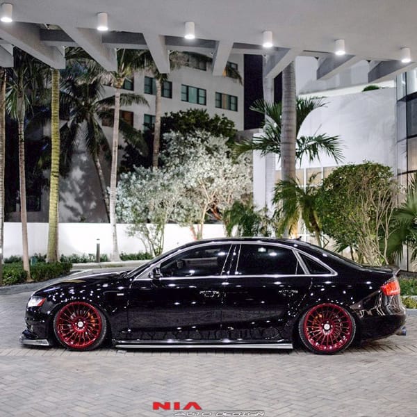 audi a4 side skirts side splitters side lips body kit lip kit