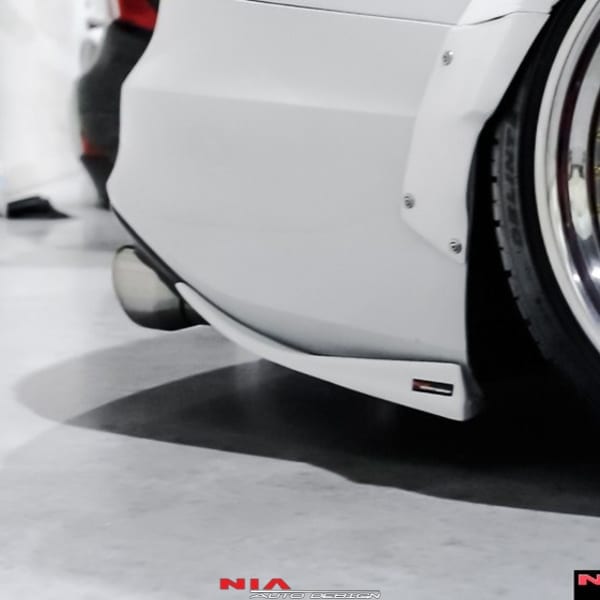 rear apron rear diffuser rear lipkit rear body kit audi a4 rear spats a4 rear spats
