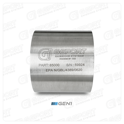 G-Sport Gen1 UHO EPA Compliant Catalytic Converter Core - 4.500" Body x 4.000" Long (85002)
