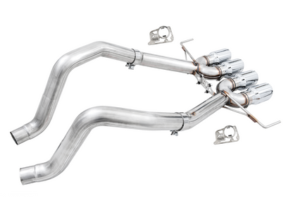 AWE Tuning Track Edition Axle-back Exhaust for C7 Corvette Z06 / ZR1 / Grand Sport Manual - Chrome Silver Tips 3020-42073