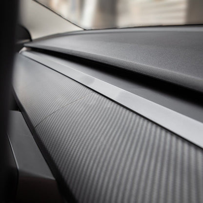ABS Dashboard Cover for Model 3/Y | 2-Piece Set | 4 Finishes | Waterproof | 3M Adhesive