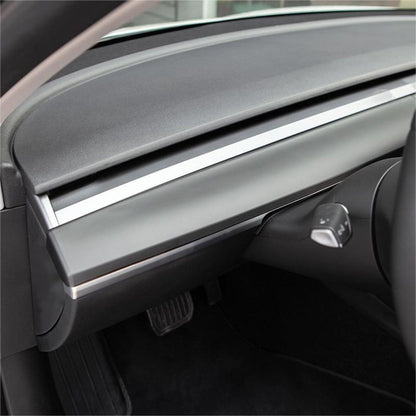 ABS Dashboard Cover for Model 3/Y | 2-Piece Set | 4 Finishes | Waterproof | 3M Adhesive