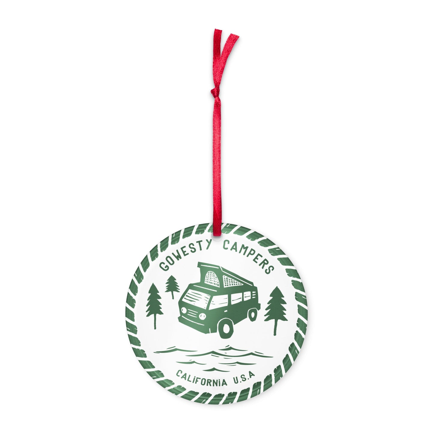 Woodcut Westy Life Acrylic Ornament