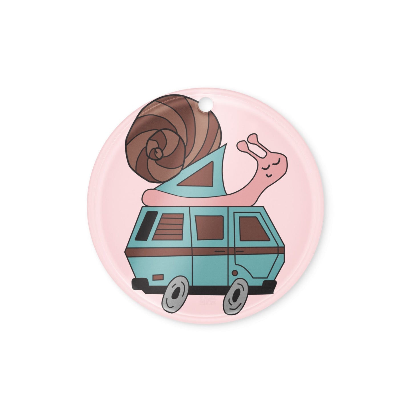 Sally Snail Acrylic Ornament