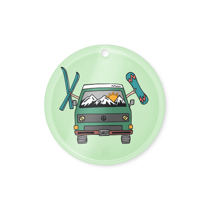 Shred Van Acrylic Ornament