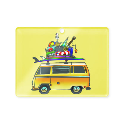 RAD Bus Acrylic Tree Ornament