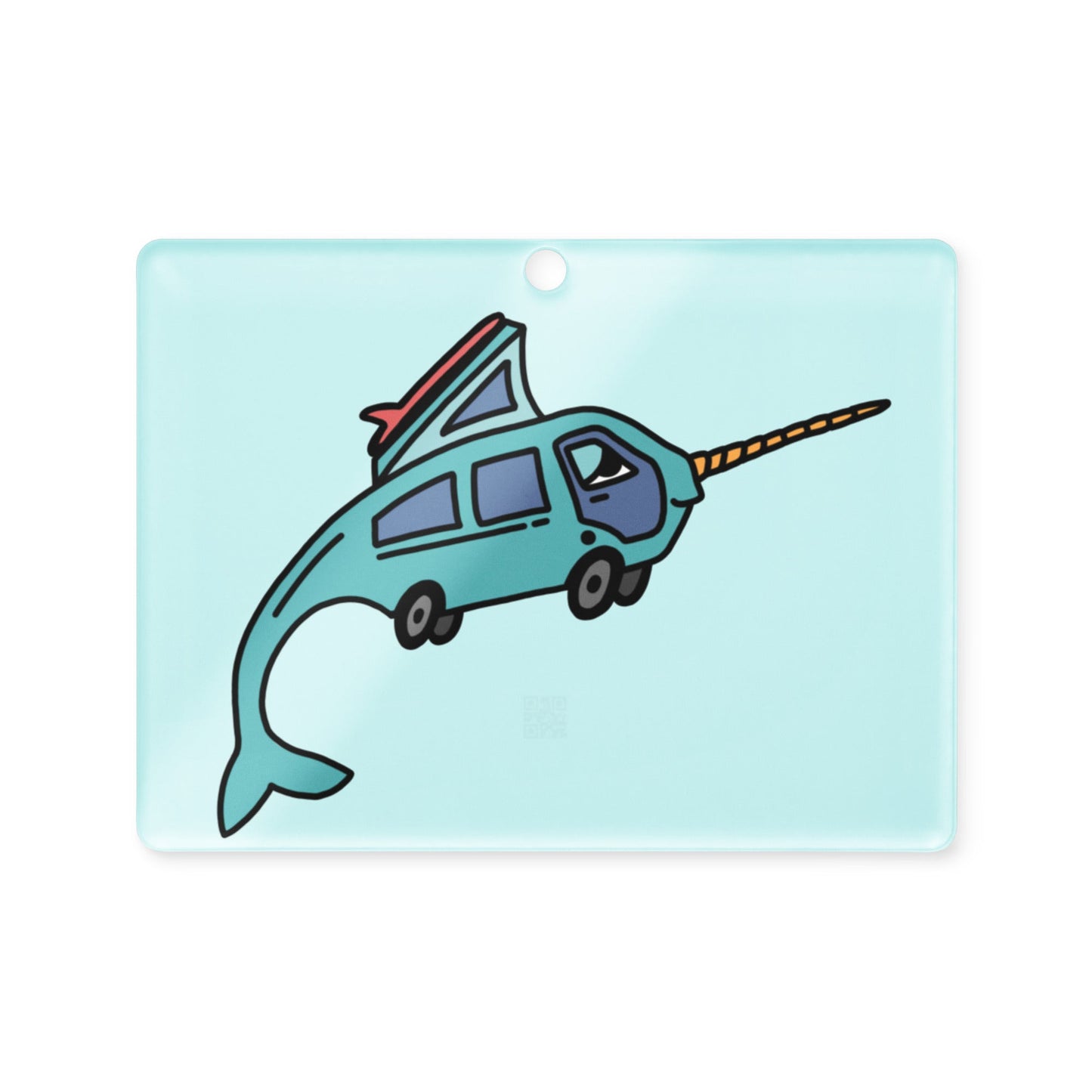Narwhal Ned Acrylic Ornament