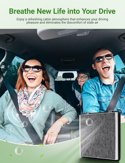 Activated Carbon Cabin Air Filter for Cybertruck | Multi-Layer HEPA Filtration
