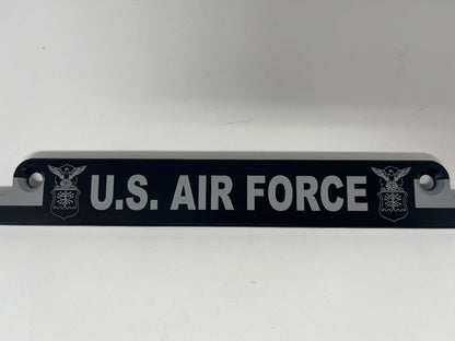 Air Force American Flag Billet Aluminum License Plate Frame