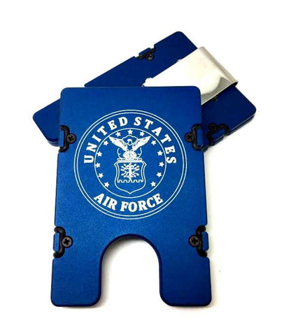 Air Force Badge - Billetvault Aluminum Wallet