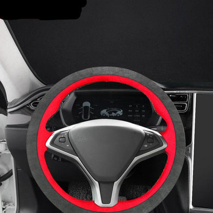 Alcantara Steering Wheel Cover for Tesla Model S / Model X