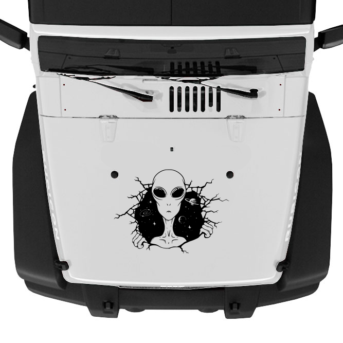 Alien Wall Hood Graphic