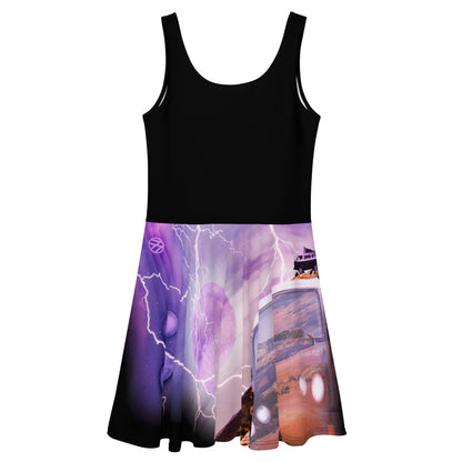 Epic Wolf Van Skater Dress