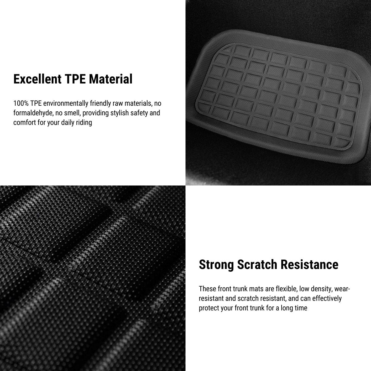 All Weather 3D Front Trunk Mat for Tesla Model Y