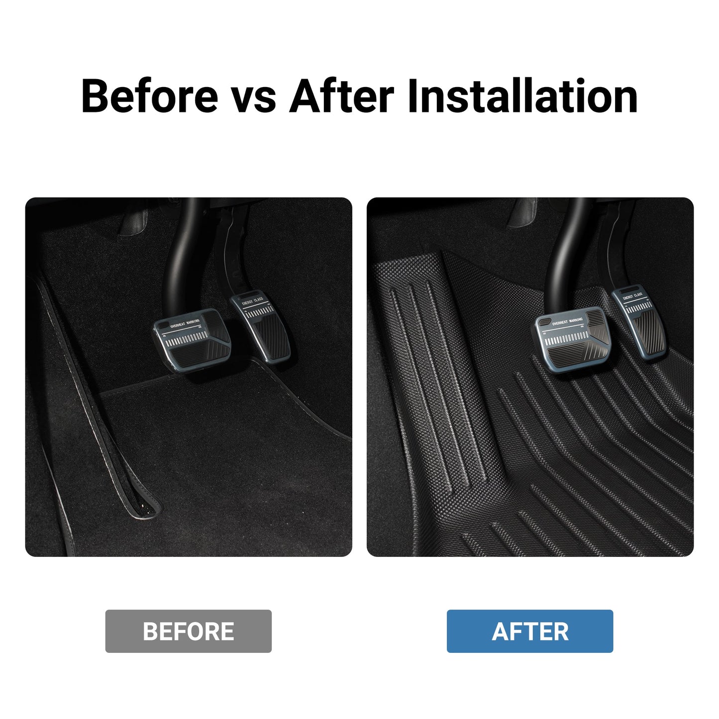 All Weather 3D TPE Floor Mats for Tesla New Model Y