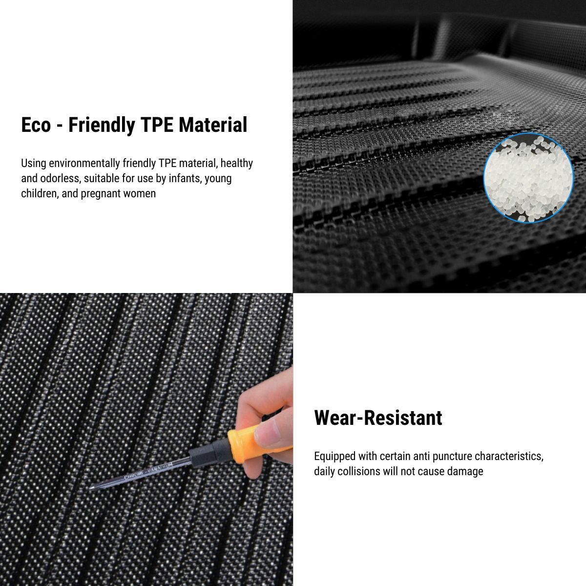 All Weather Front And Rear TPE Trunk Mat for Model Y | TESERY