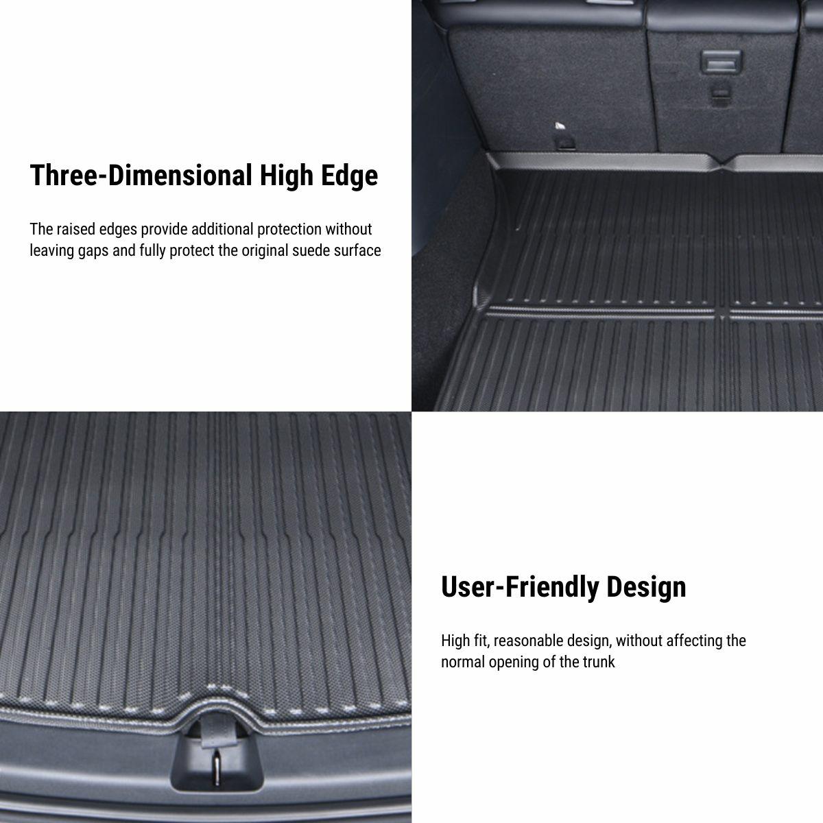 All Weather Front And Rear TPE Trunk Mat for Model Y | TESERY