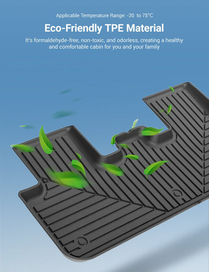 All Weather/Season TPE Floor Mats for Model Y Juniper