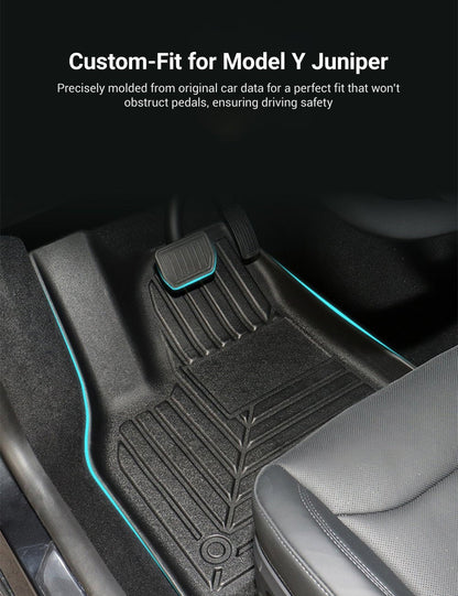 All Weather/Season TPE Floor Mats for Model Y Juniper