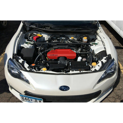 GrimmSpeed Pulley Cover with Tool Tray - Red - 2013-21 Subaru BRZ, 2013-16 Scion FRS, 2017-21 Toyota GT86 GRM099031