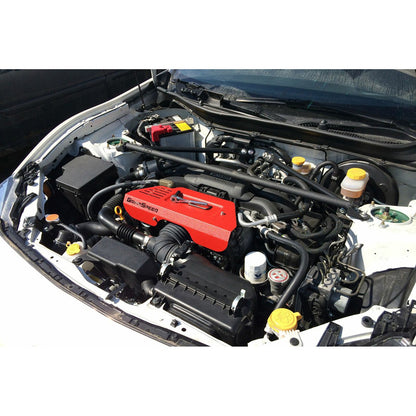 GrimmSpeed Pulley Cover with Tool Tray - Red - 2013-21 Subaru BRZ, 2013-16 Scion FRS, 2017-21 Toyota GT86 GRM099031