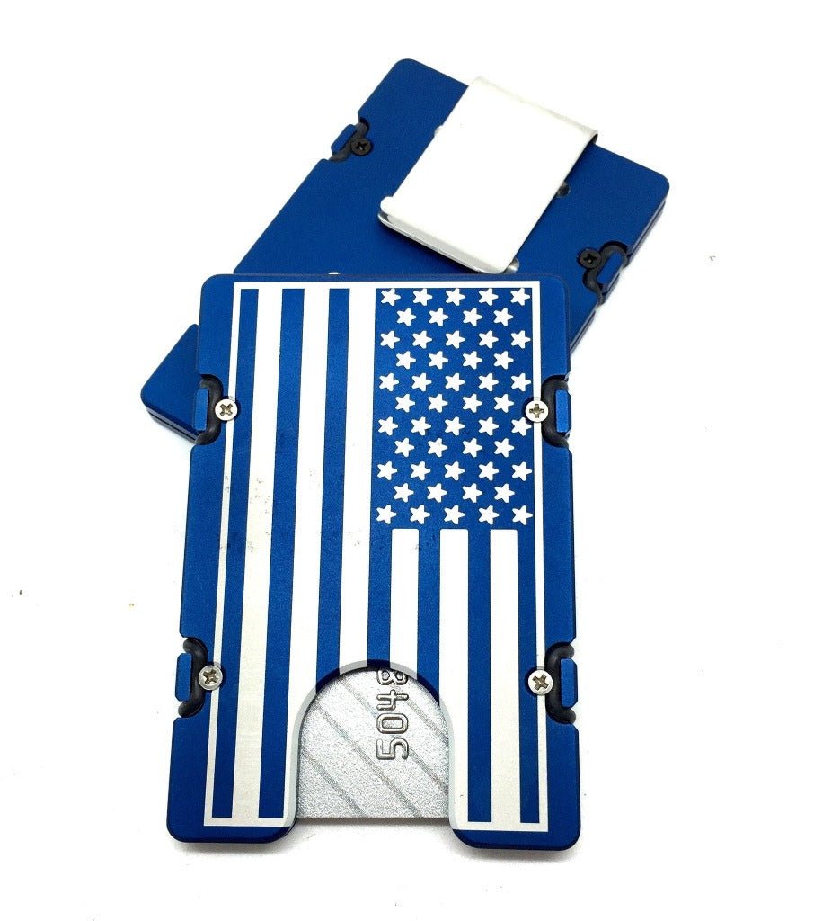 American Flag -  BilletVault Aluminum Wallet