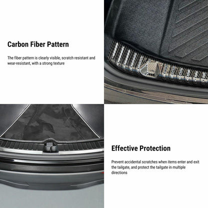 Anti-scratch Rear Bumper Protector for Tesla Model Y 2020-2025.03