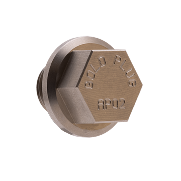 AP02 | GoldPlug | M14x1.5 | USA | Magnetic Drain Plug | Stainless | Fits All Honda/Acura oil pans | SW02 Washer Included |
