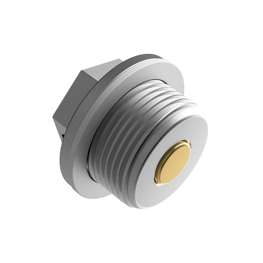 AP24 | GoldPlug | M24x1.5 | USA | Magnetic Drain Plug | Stainless | Fits All Toyota Front Differential Drain EXCLUDING Highlander 2020+  | SW24 Washer Included |