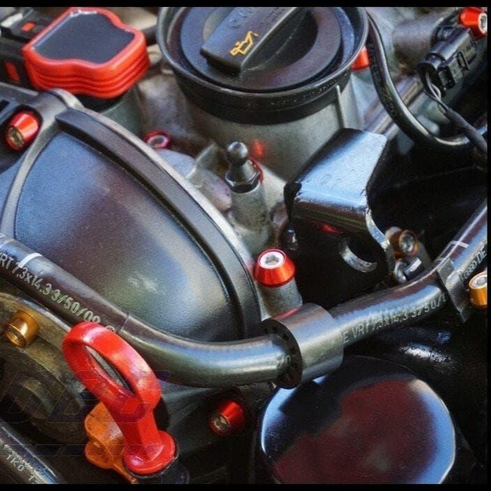 ZSPEC Stage-1 Dress Up Bolts® Fastener Kit for '10-14 VW MK6 Golf GTI/Jetta 2.0L, Stainless & Billet