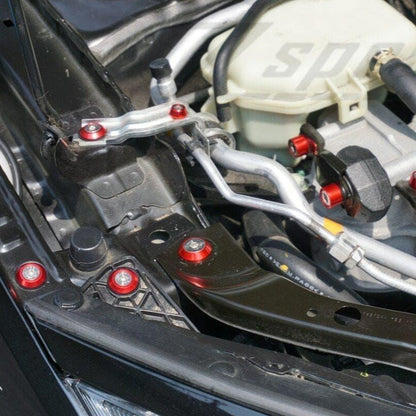 ZSPEC Stage-3 Dress Up Bolts® Fastener Kit for '17+ Honda Civic Si, Stainless & Billet