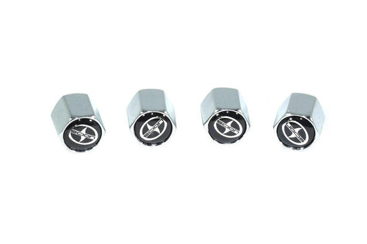 Chrome Valve Stem Tire Caps, Style: SCION