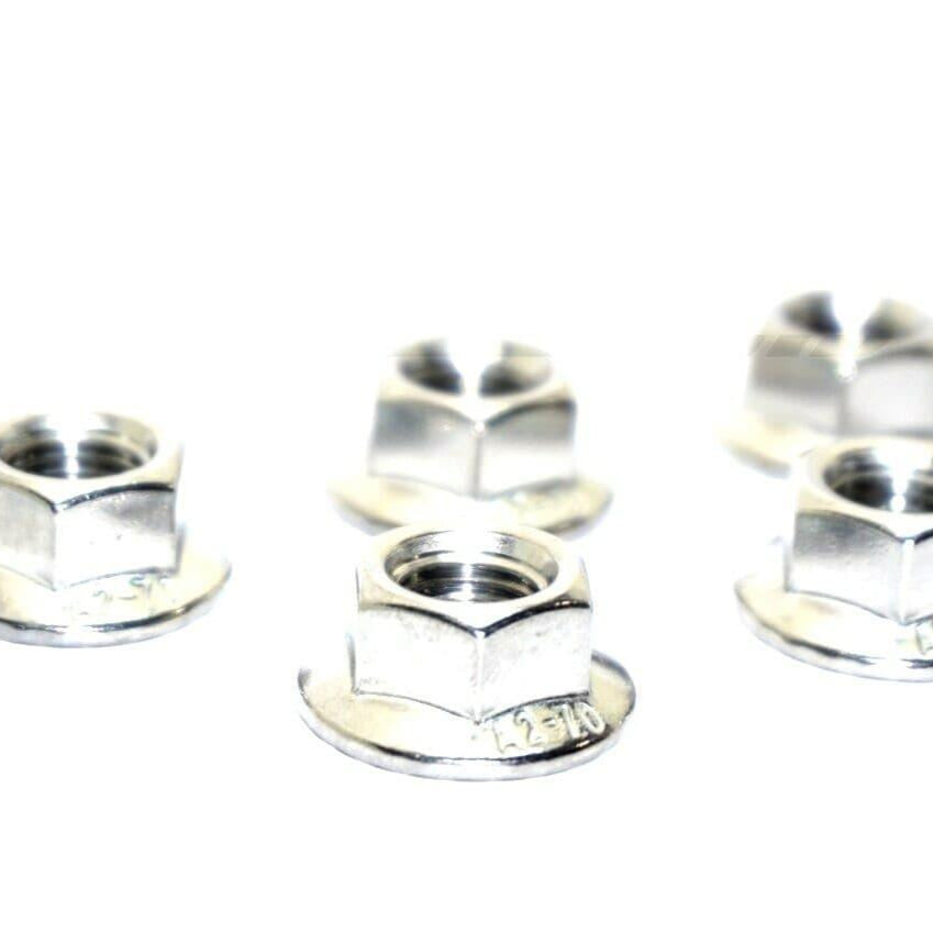 ZSPEC M8-1.25 Metric Flare Nuts, SUS304 Stainless Steel, 10-Pack