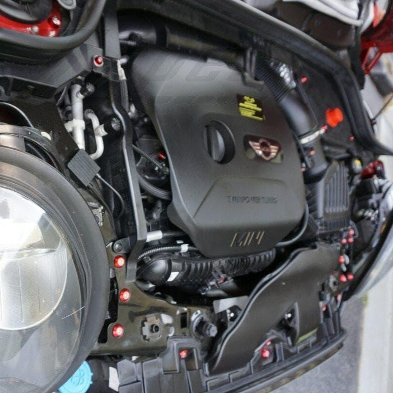 ZSPEC Stage-3 Dress Up Bolts® Fastener Kit for Mini Cooper S F56S, Stainless & Billet