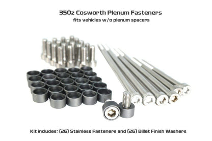 ZSPEC Plenum Fastener Kit for '03-06 Nissan 350z COSWORTH Plenum, Stainless & Billet