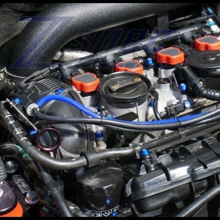 ZSPEC Stage-1 Dress Up Bolts® Fastener Kit for '10-14 VW MK6 Golf GTI/Jetta 2.0L, Stainless & Billet