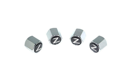 Chrome Valve Stem Tire Caps, Style: Nissan 350z Z33