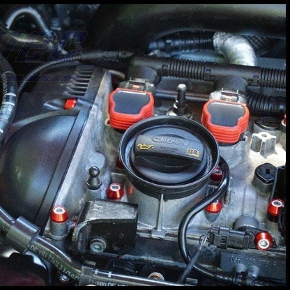 ZSPEC Stage-1 Dress Up Bolts® Fastener Kit for '10-14 VW MK6 Golf GTI/Jetta 2.0L, Stainless & Billet