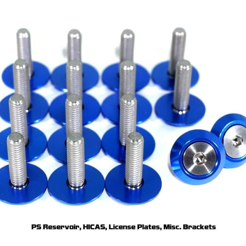 ZSPEC Stage-2 Dress Up Bolts® Kit for Nissan 300zx Z32, Titanium & Billet