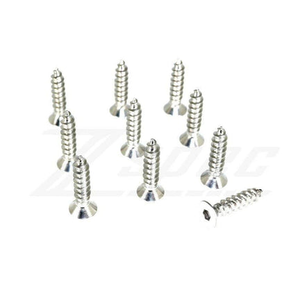 ZSPEC M5x20mm Coarse Flat-Head FHSC Fasteners, Stainless, 10-Pack
