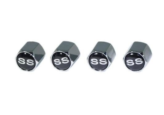 Chrome Valve Stem Tire Caps, Style: GM SS-Style