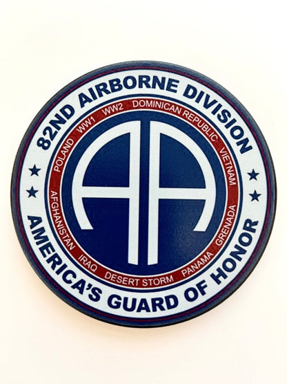 U.S. Army 82nd Airborne Division Full Color Billet Aluminum Hitch Cover