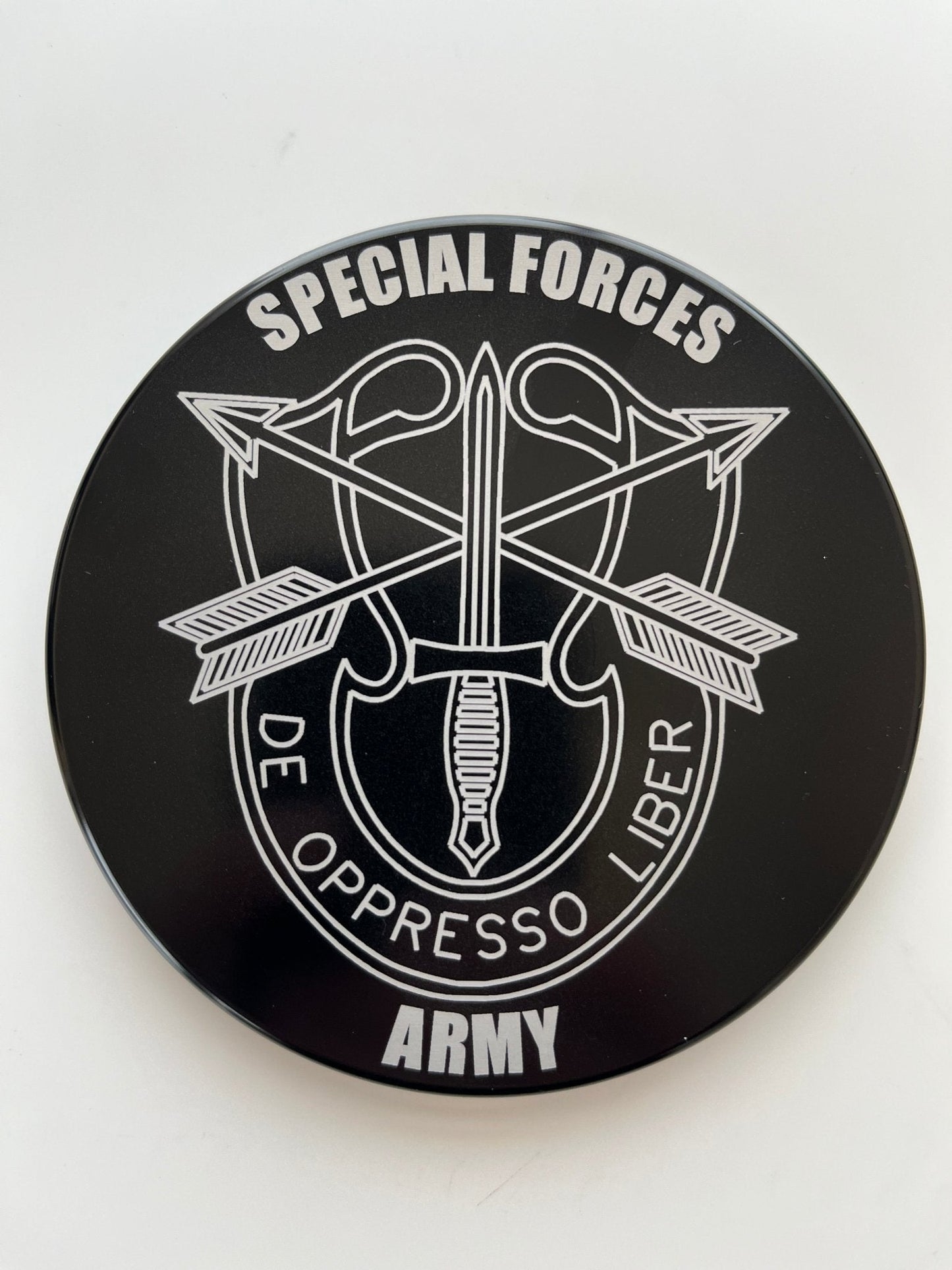 Army Special Forces - De Opresso Liber Billet Aluminum Hitch Cover