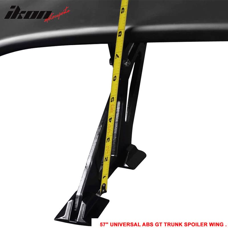 Toyota 57" Unpainted GT Style Adjustable Rear Trunk Spoiler Wing ABS