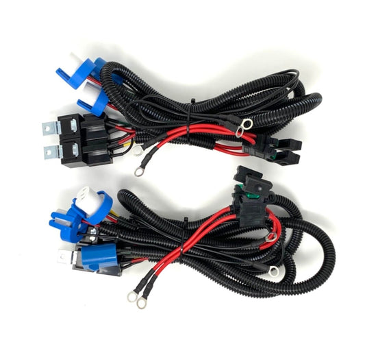 9004 & 9007 Heavy Duty Headlight Wiring Harness with Relays for Dodge Ram Sport Conversion