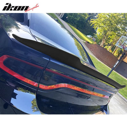 2011-2023 Dodge Charger V3 Style Rear Trunk Spoiler Wing ABS