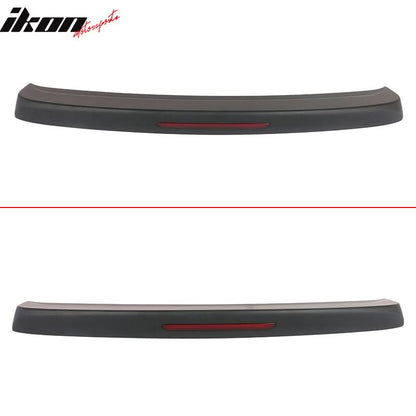 2012-2019 Nissan Versa 4 Door Matte Black Rear Spoiler Wing ABS
