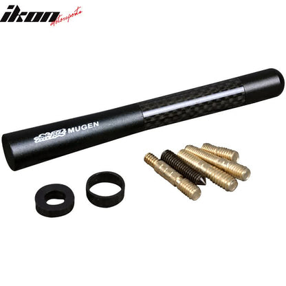 Universal Honda Mugen Short 4.7 Inch Antenna Carbon Fiber