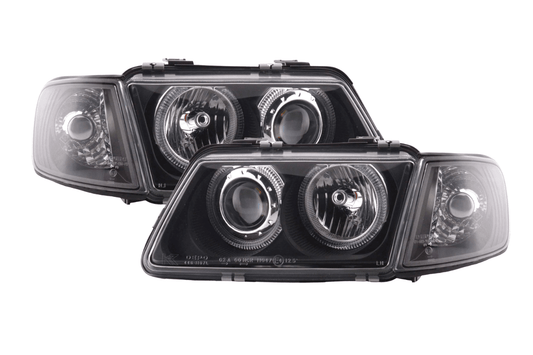 Audi A3 (8L) Black Angel Eye Headlights (1996-2000)